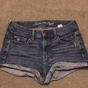 american eagle jean shorts